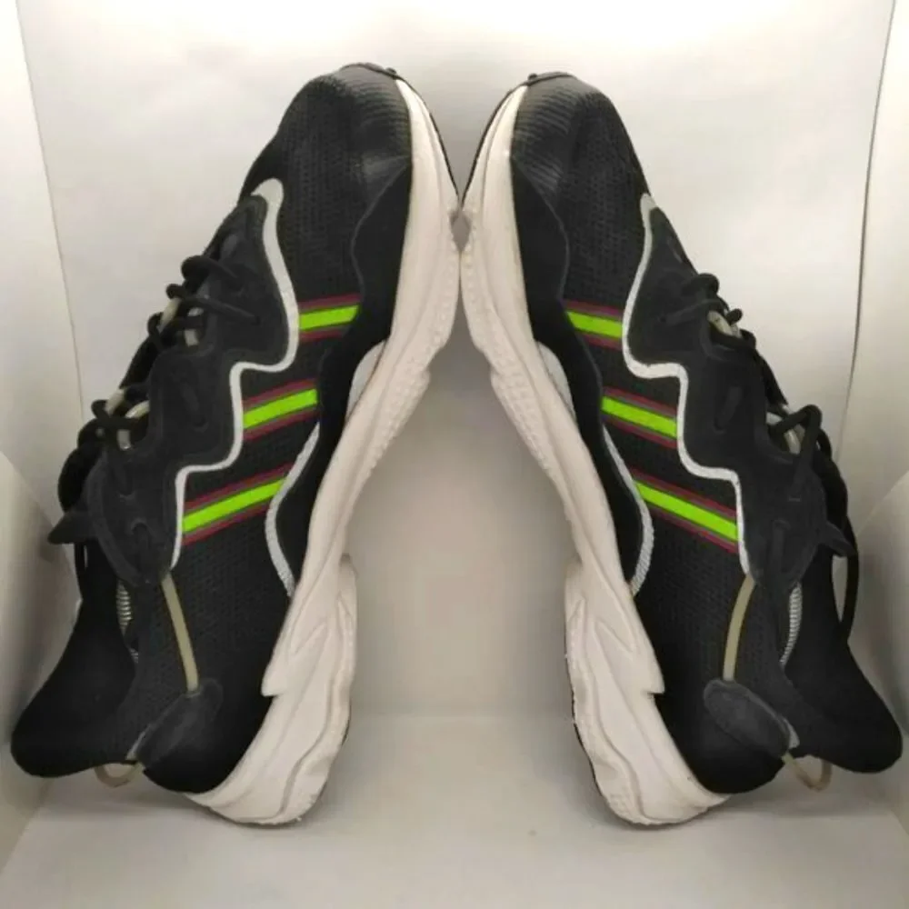 Adidas Ozweego Fashion Sneakers Mens Size 13 Black‎ Green Running Adidas Shoes